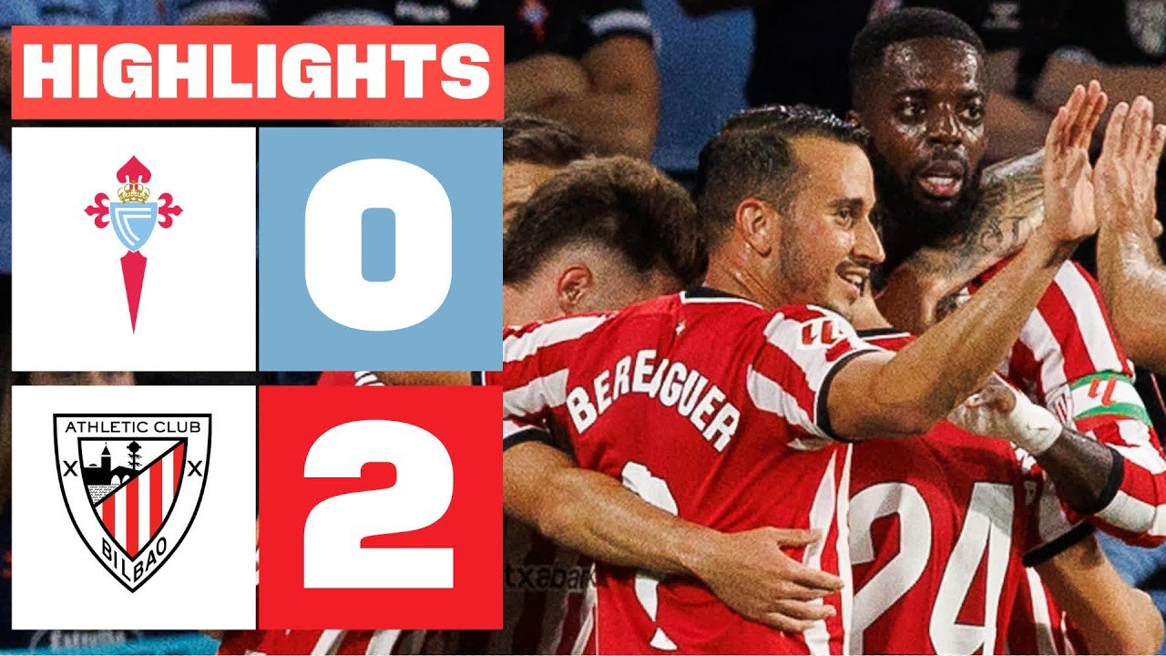 Athletic Club secure away victory at Celta Vigo