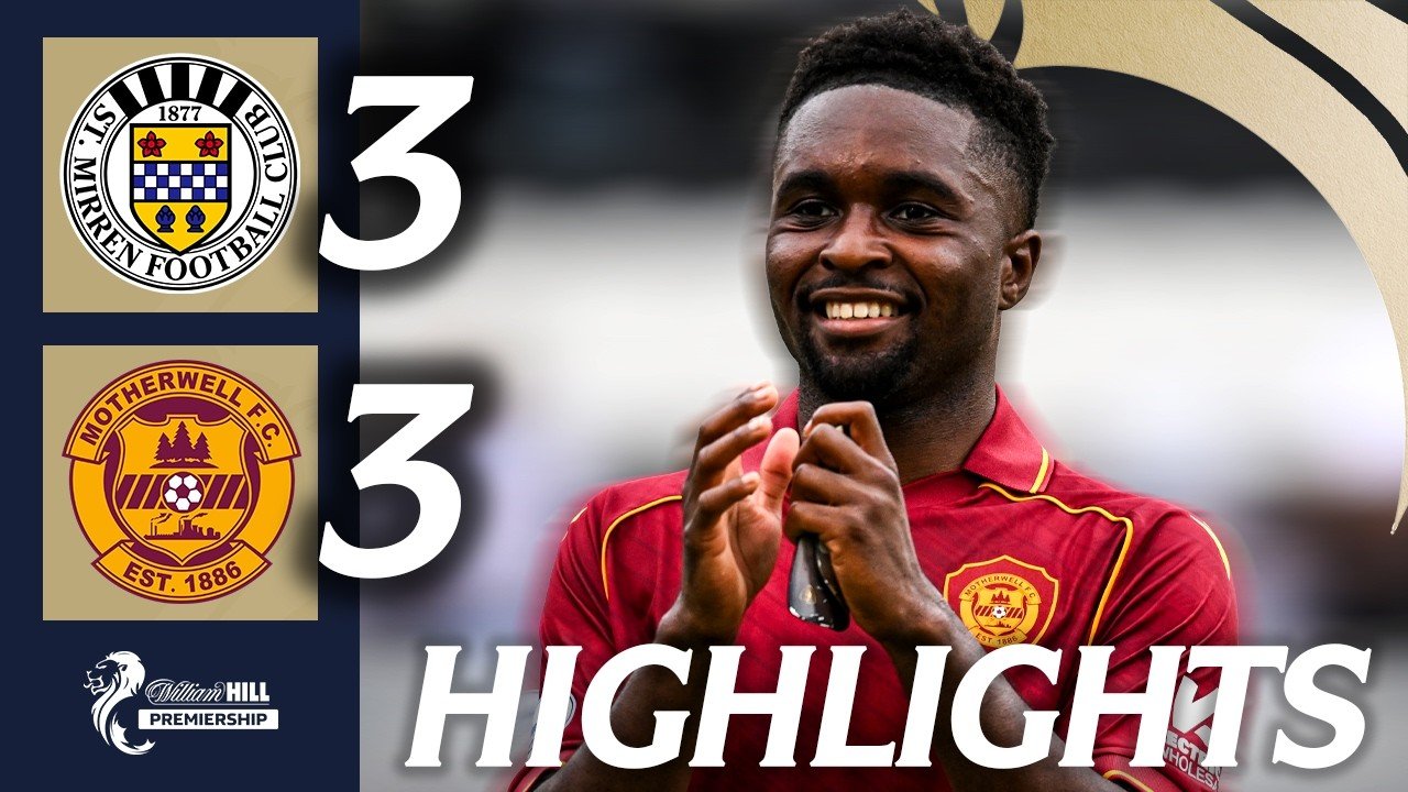 St Mirren 3 - 3 Motherwell — Full Highlights