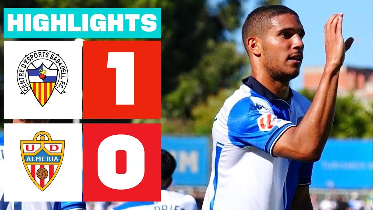 Sabadell 1 - 0 Almería — Full Highlights