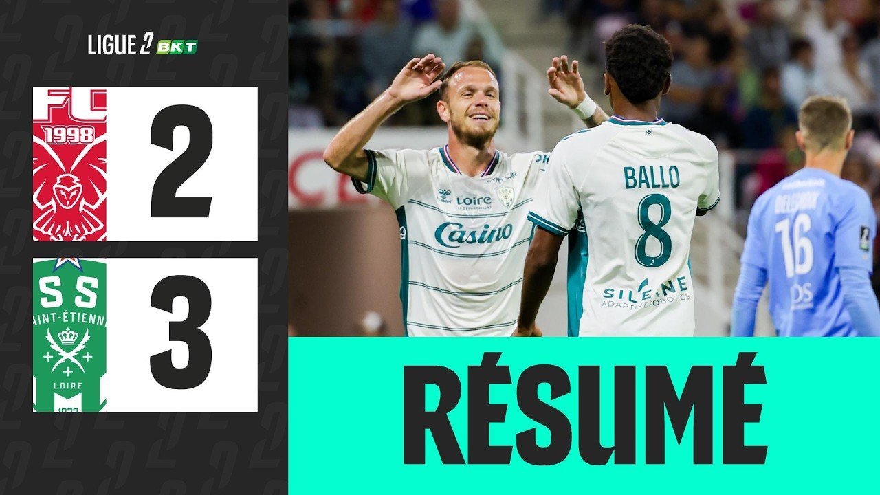 Dijon 2 - 3 Saint-Étienne — Full Highlights
