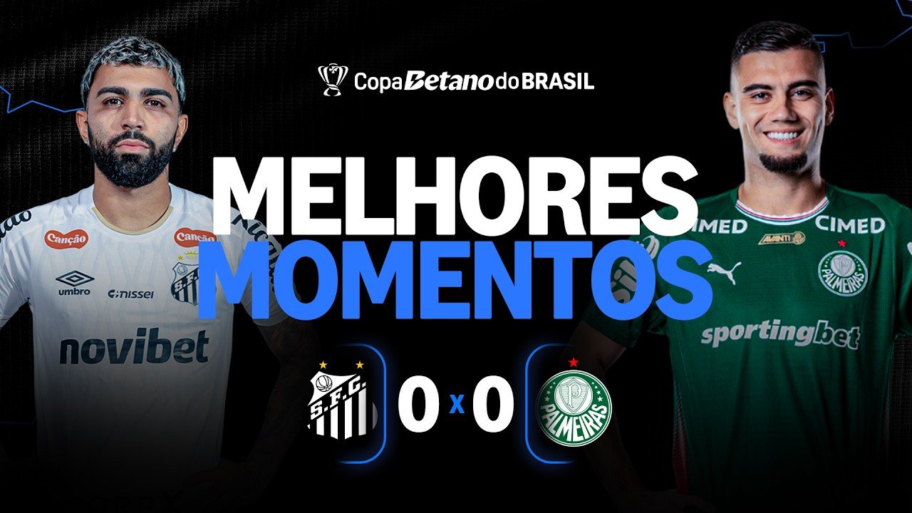Santos 0 - 0 Palmeiras — Full Highlights