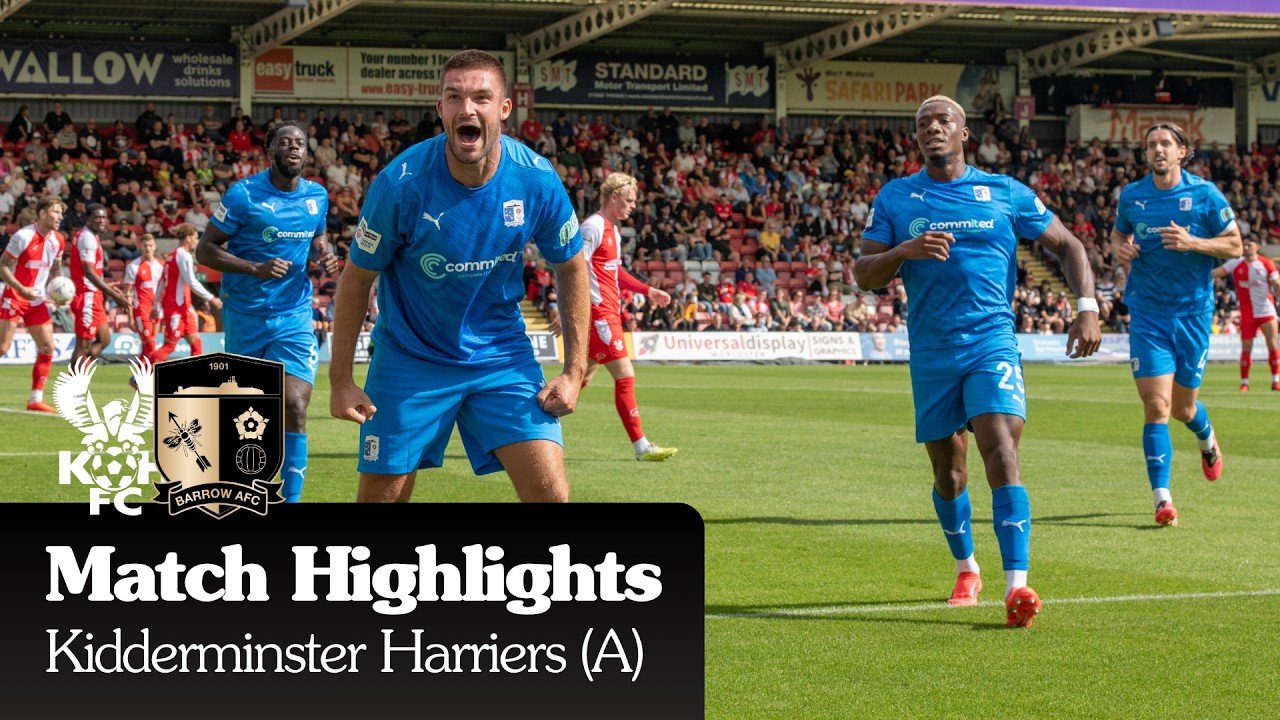 Kidderminster 1 - 1 Barrow — Full Highlights