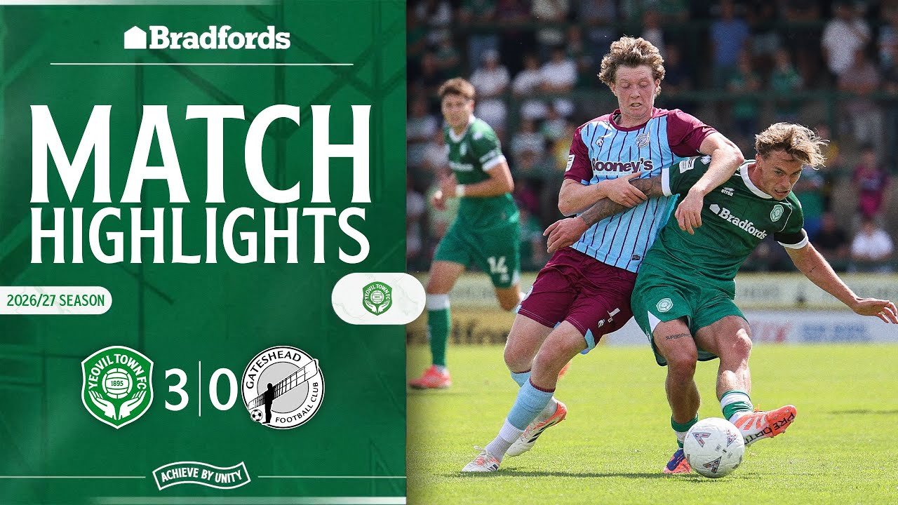 Yeovil 3 - 0 Gateshead — Full Highlights