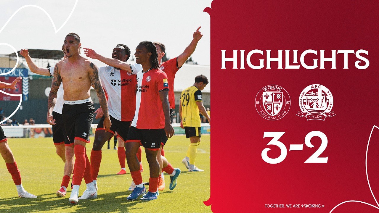 Woking 3 - 2 Fylde — Full Highlights