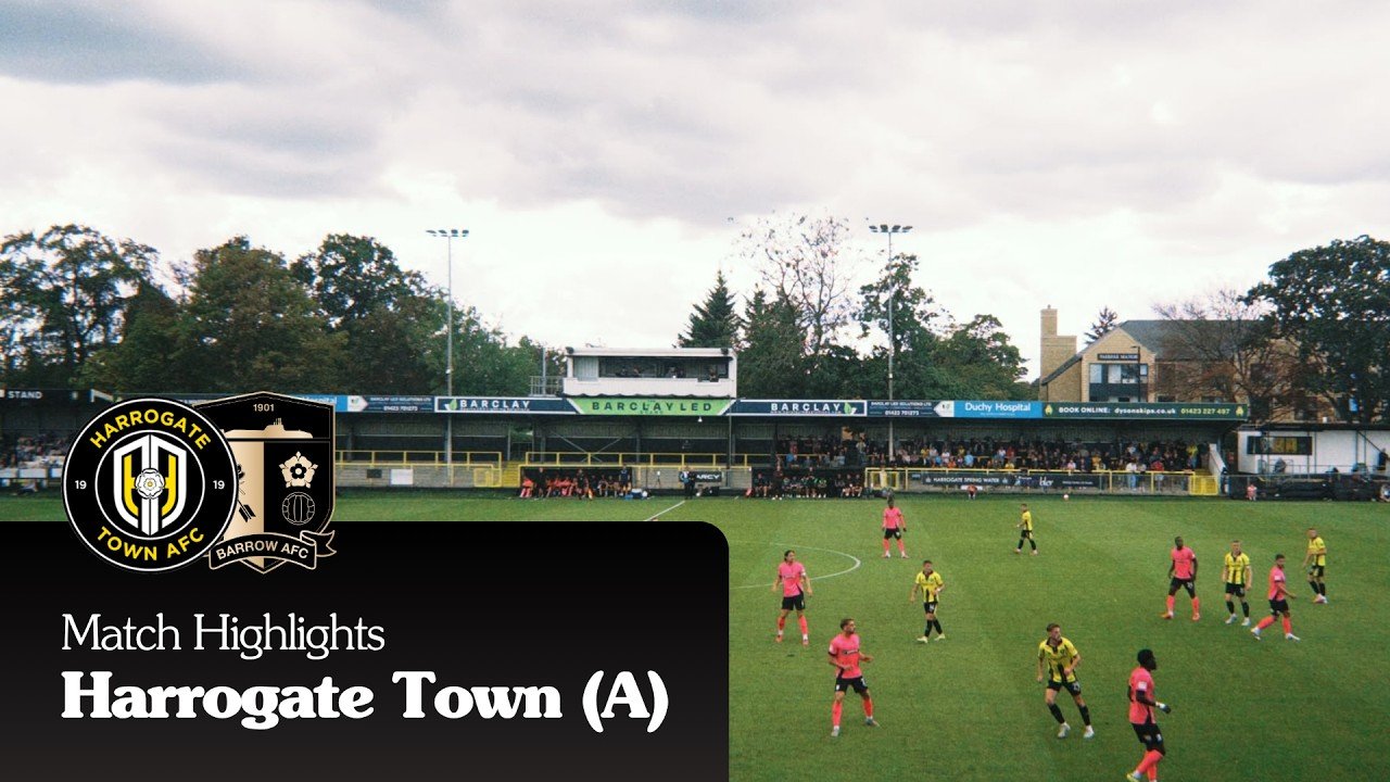 Harrogate 2 - 2 Barrow — Full Highlights