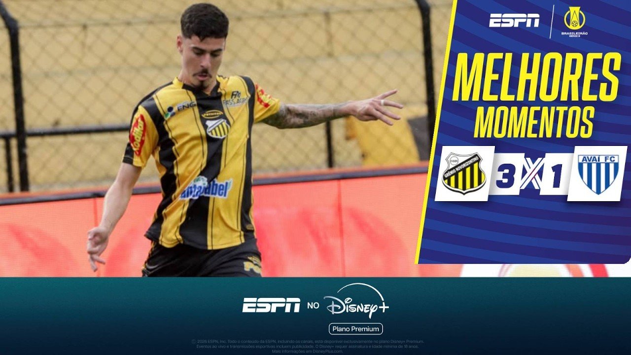 Novorizontino 3 - 1 Avaí — Full Highlights