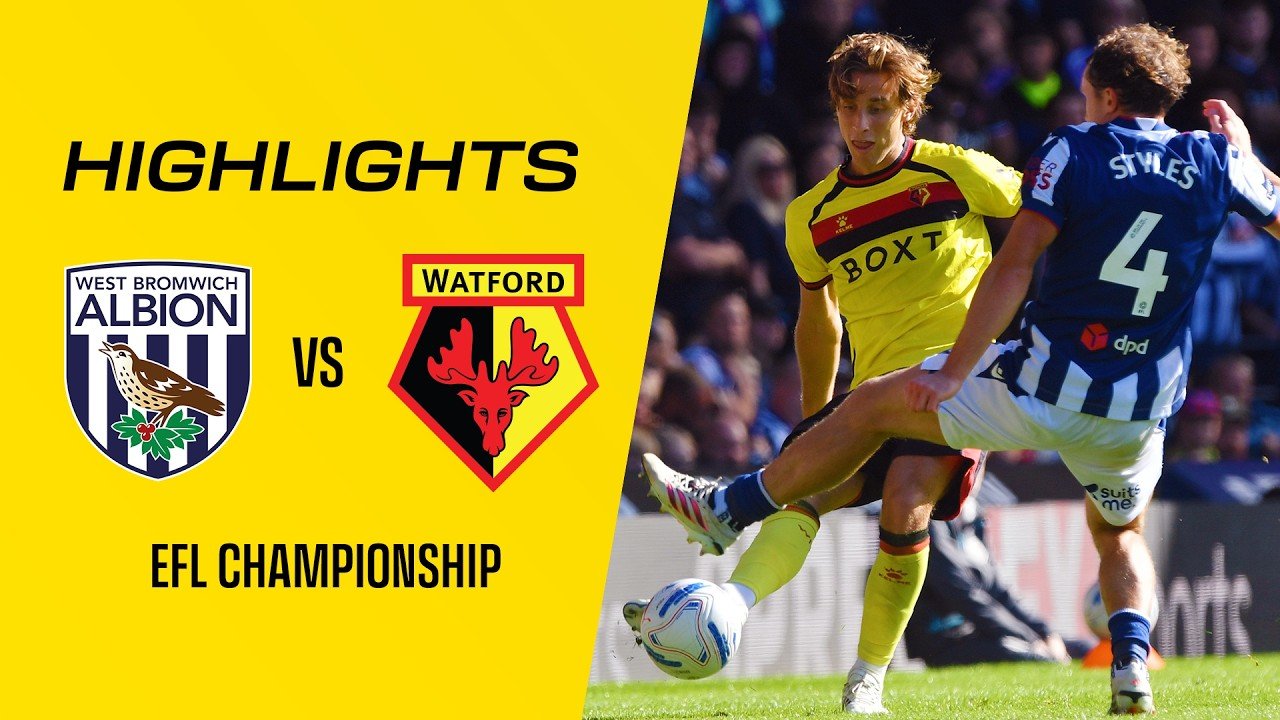 West Brom 1 - 0 Watford — Full Highlights
