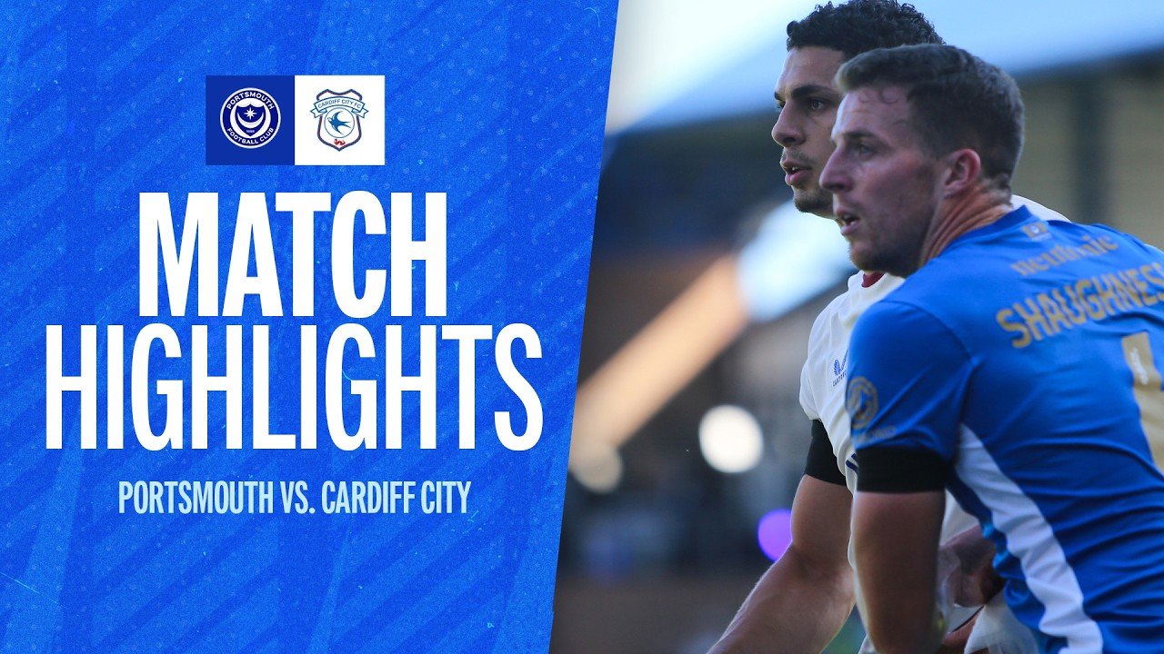 Portsmouth 2-0 Cardiff City