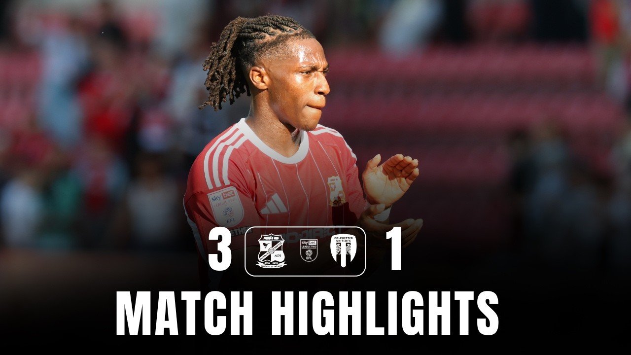 Swindon 3 - 1 Colchester — Full Highlights