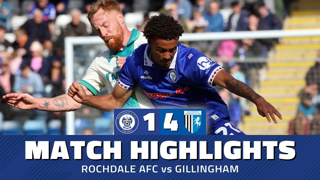 Rochdale 1 - 4 Gillingham — Full Highlights