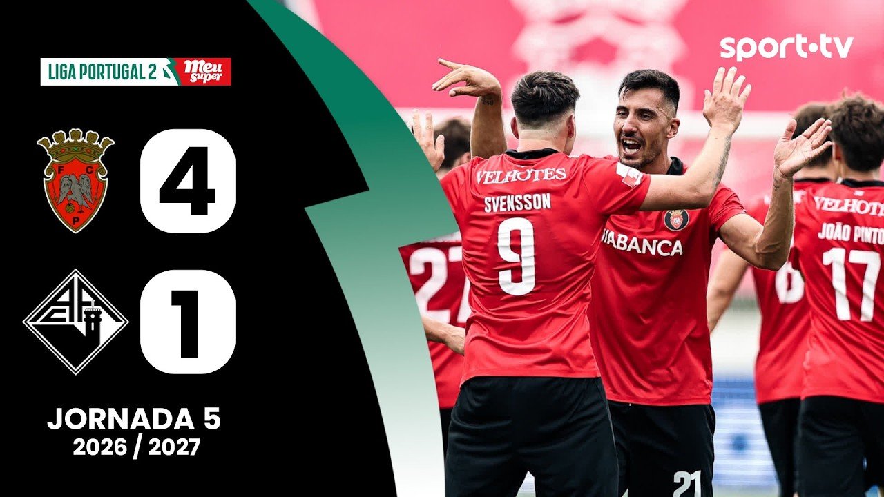 Penafiel 4 - 1 Académica — Full Highlights