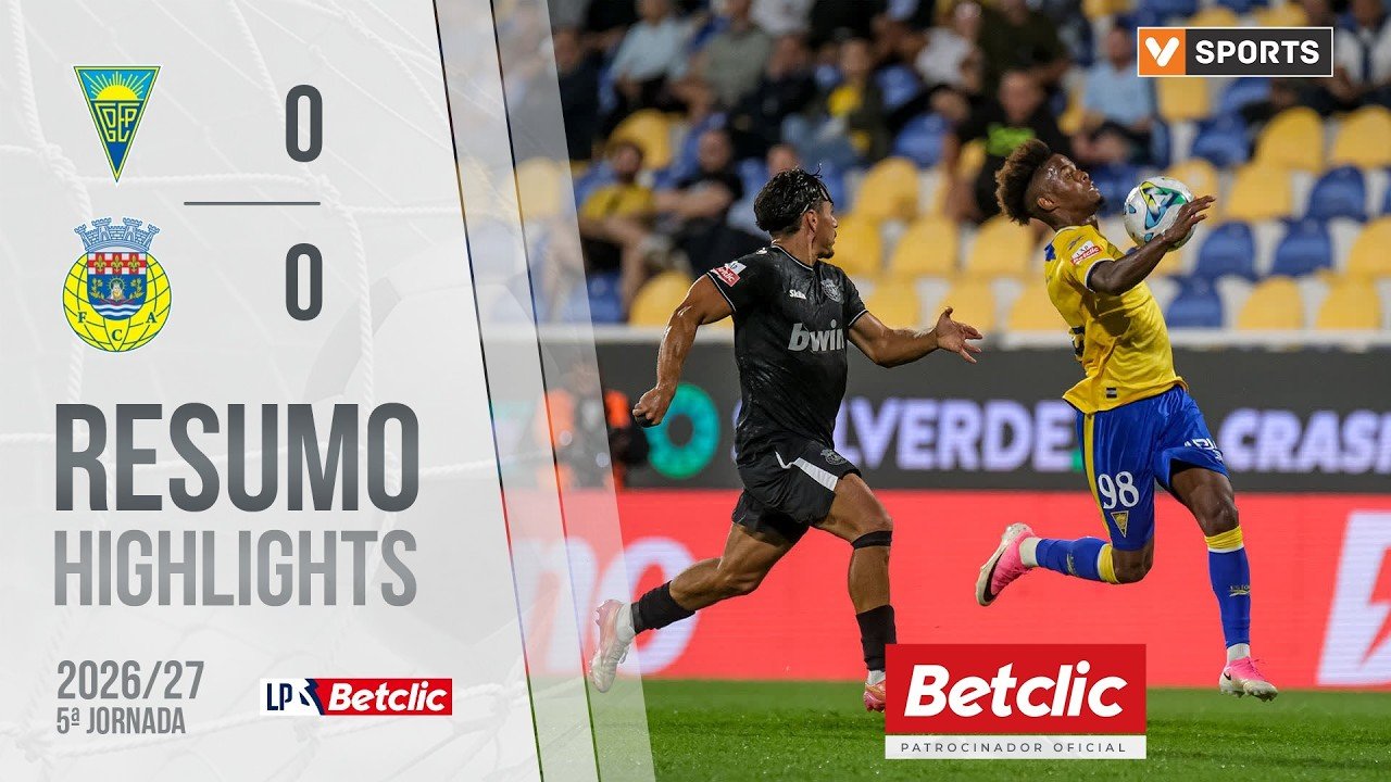 Estoril e Arouca empatam sem gols