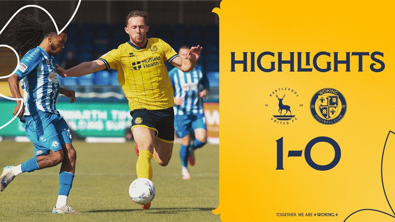 Hartlepool 1 - 0 Woking — Full Highlights
