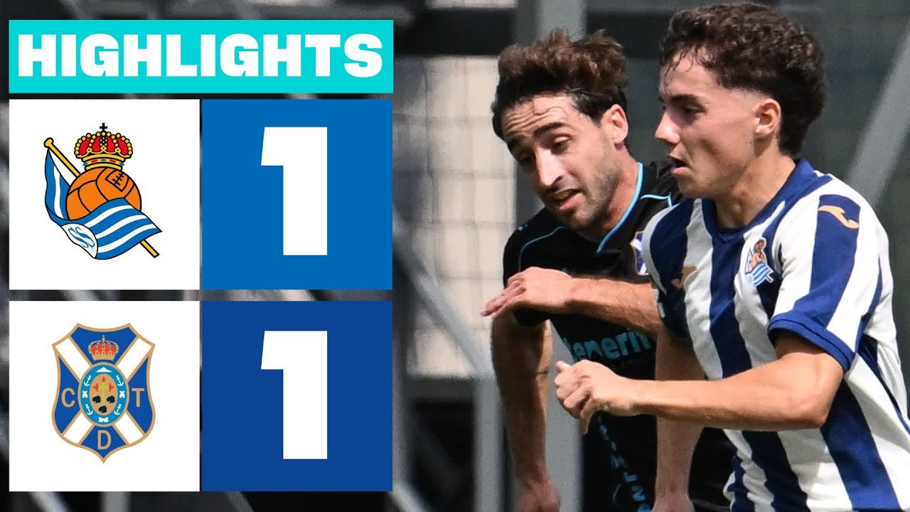 Real Sociedad B 1 - 1 Tenerife — Full Highlights
