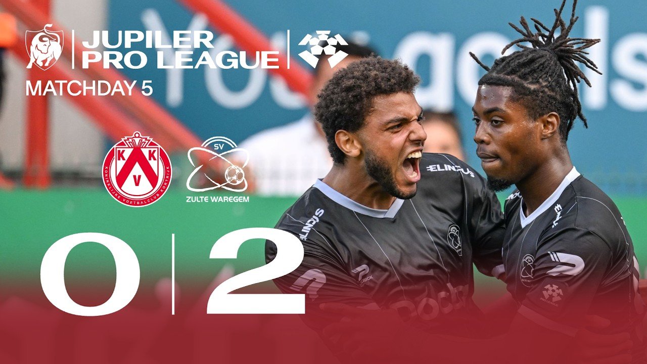 Kortrijk 0 - 2 Zulte Waregem — Full Highlights