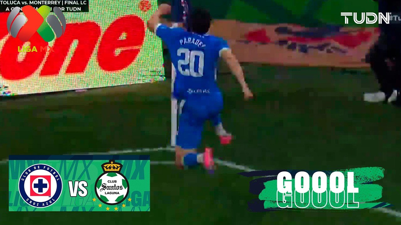 J. Paradela Settles Cruz Azul Home Clash Against Santos