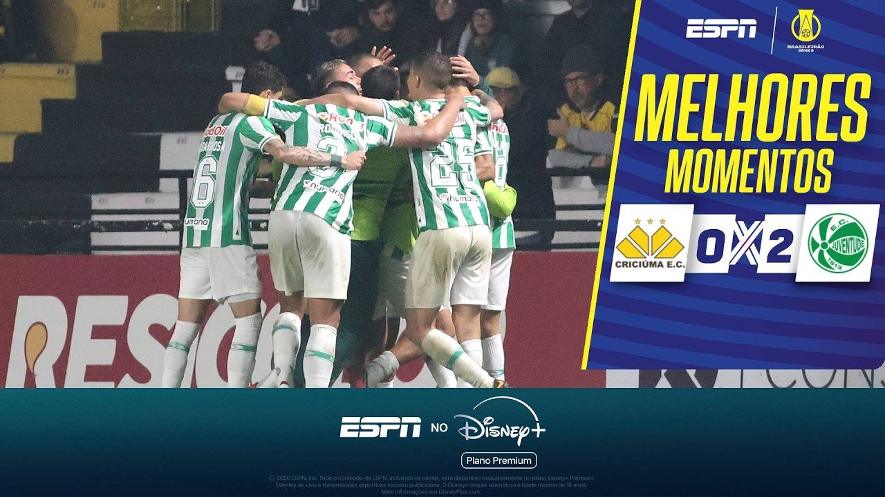 Criciúma 0 - 2 Juventude — Full Highlights