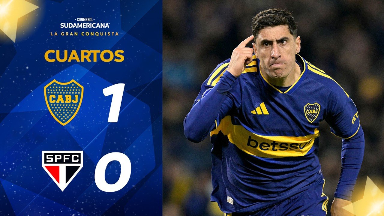 Boca Juniors 1 - 0 São Paulo — 52' Miguel Merentiel