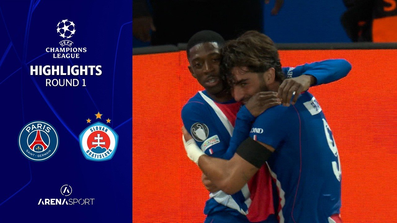PSG 6 - 1 Slovan — Full Highlights