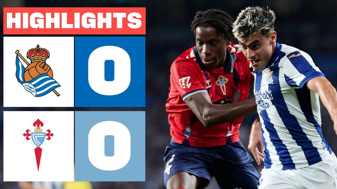 Real Sociedad e Celta Vigo empatam sem gols