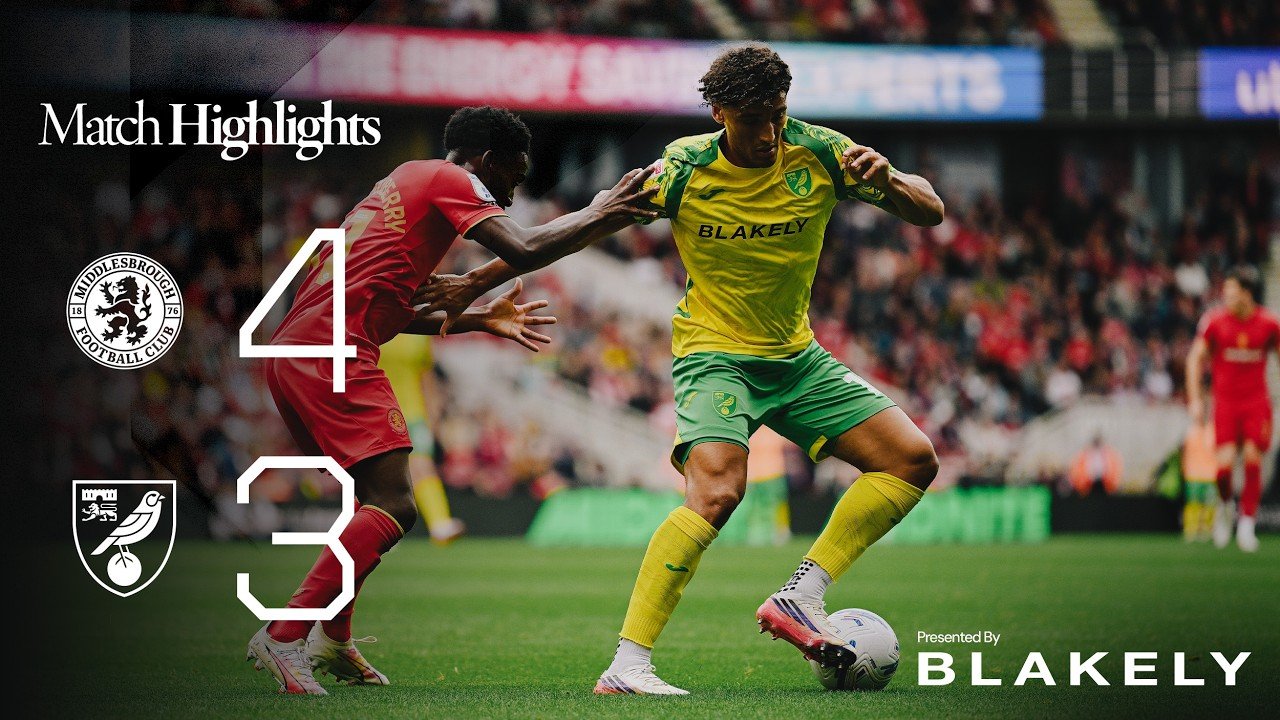 Middlesbrough 4-3 Norwich City