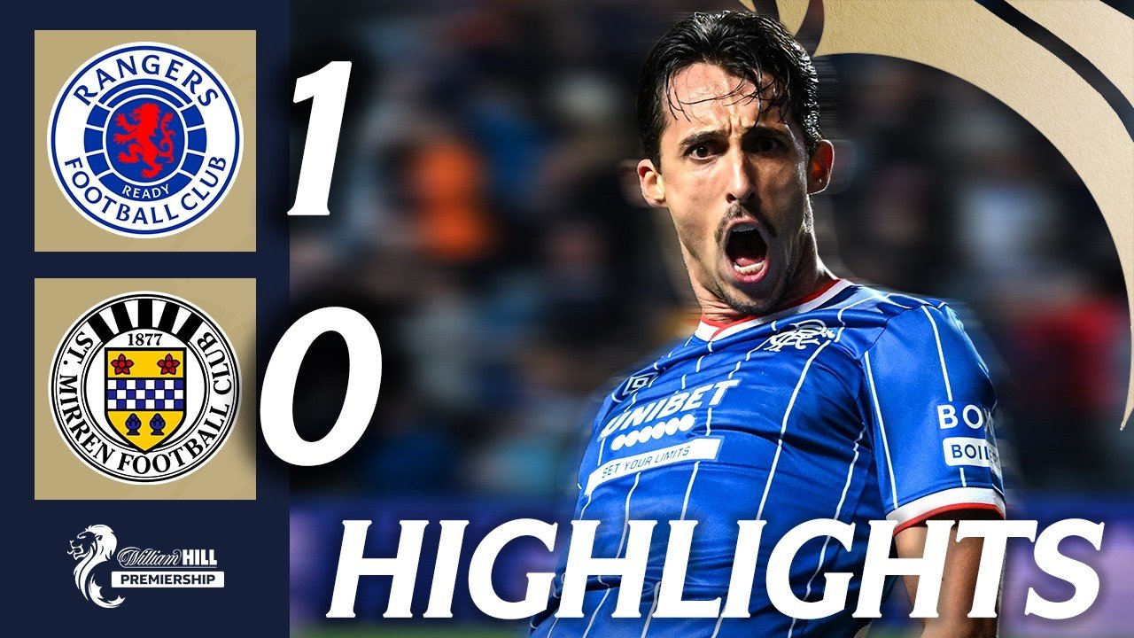 Rangers 1 - 0 St Mirren — Full Highlights