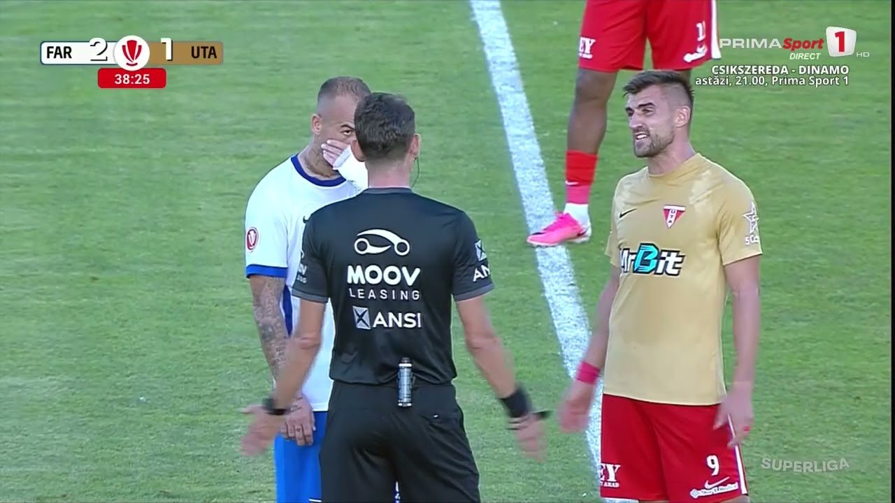 Farul Constanța 2 - 1 UTA Arad — 37' Marius Coman