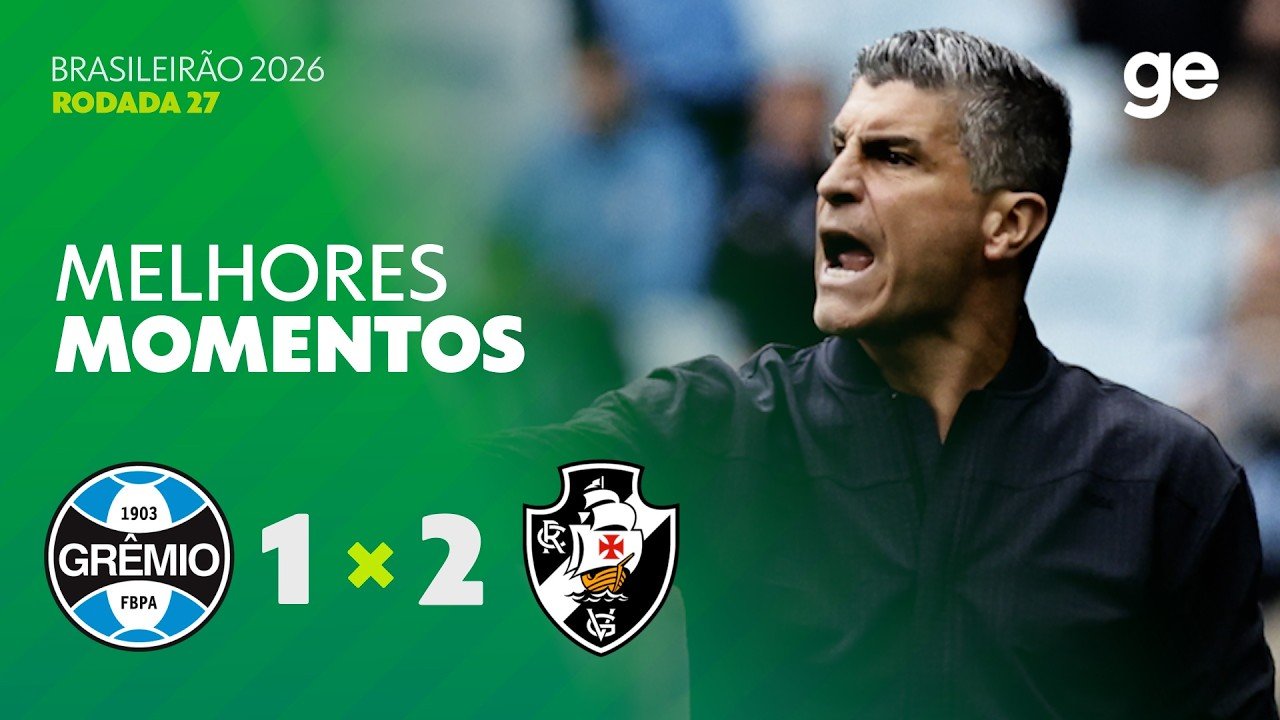 Vasco da Gama wins away at Grêmio with late goals