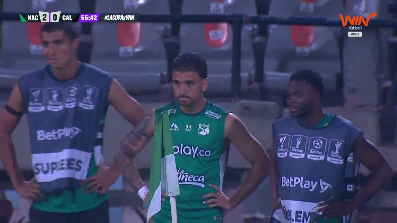 Atl. Nacional 2 - 0 Dep. Cali — 56' Marlos Moreno
