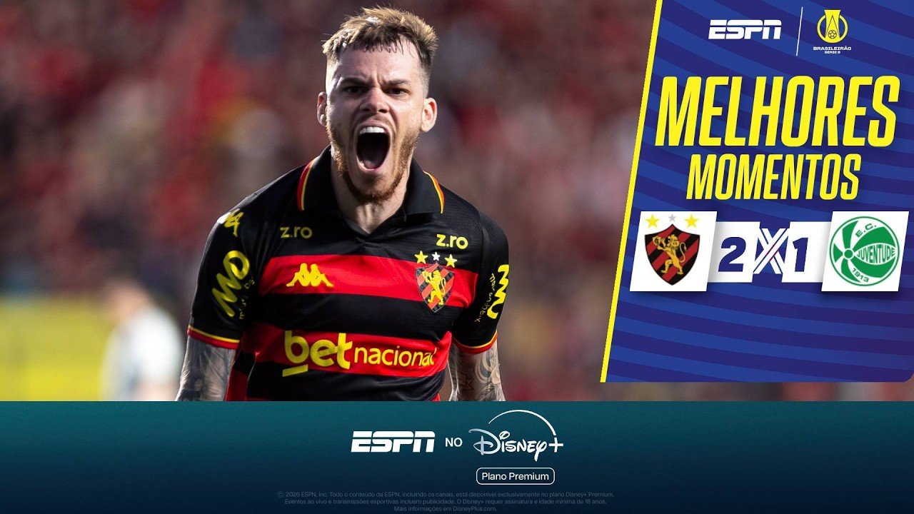 Sport Recife 2 - 1 Juventude — Full Highlights