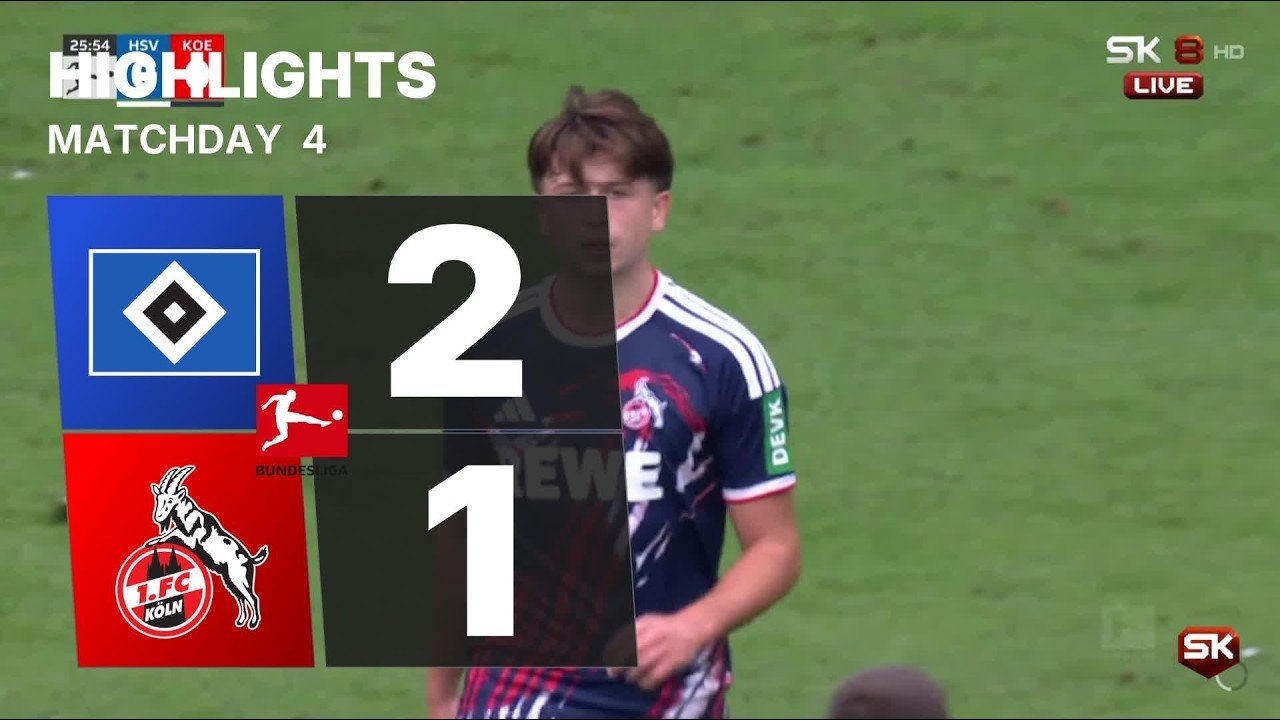 Hamburger SV 2-1 1. FC Köln