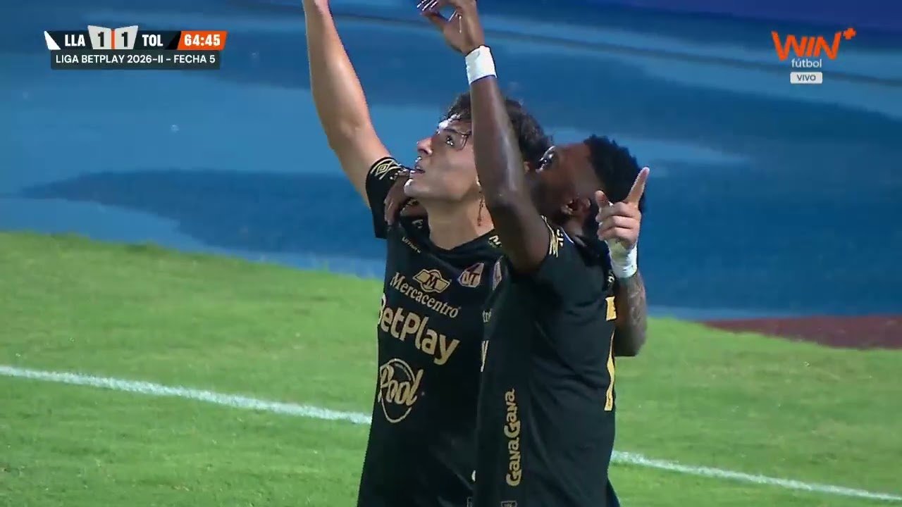 Llaneros 1 - 2 Tolima — 65' Sergio Armando Aguayo Castillo