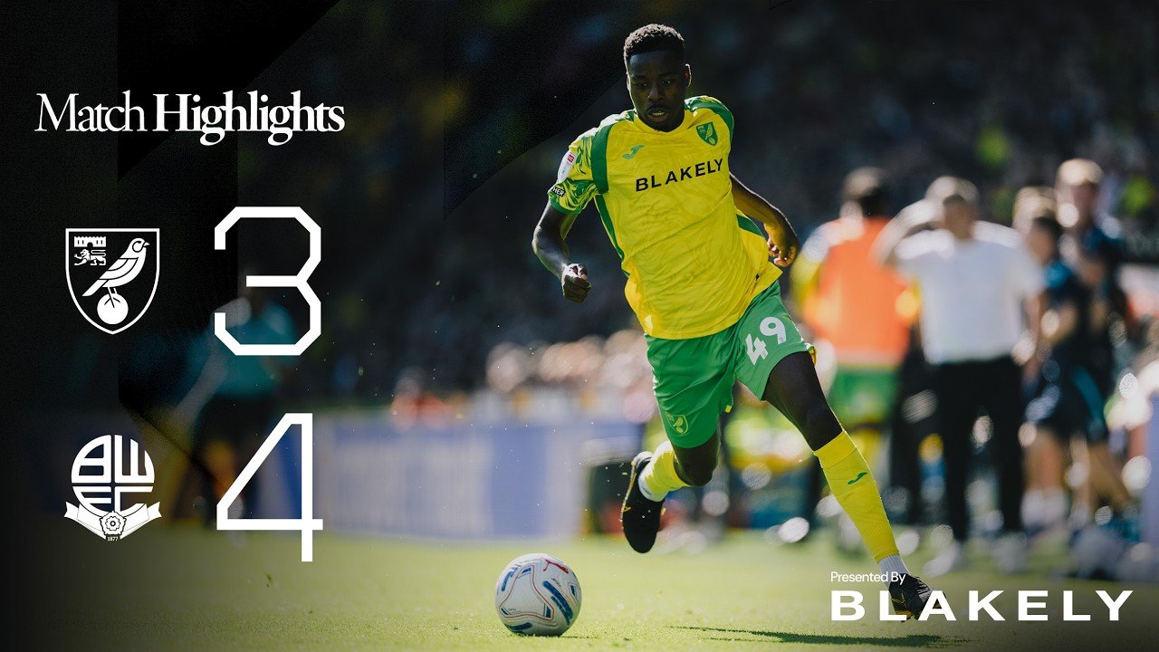 Norwich City 3-4 Bolton Wanderers