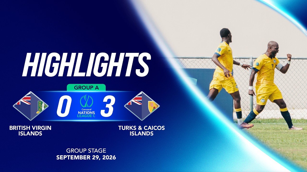 British Virgin Islands 0 - 3 Turks and Caicos Islands — Full Highlights