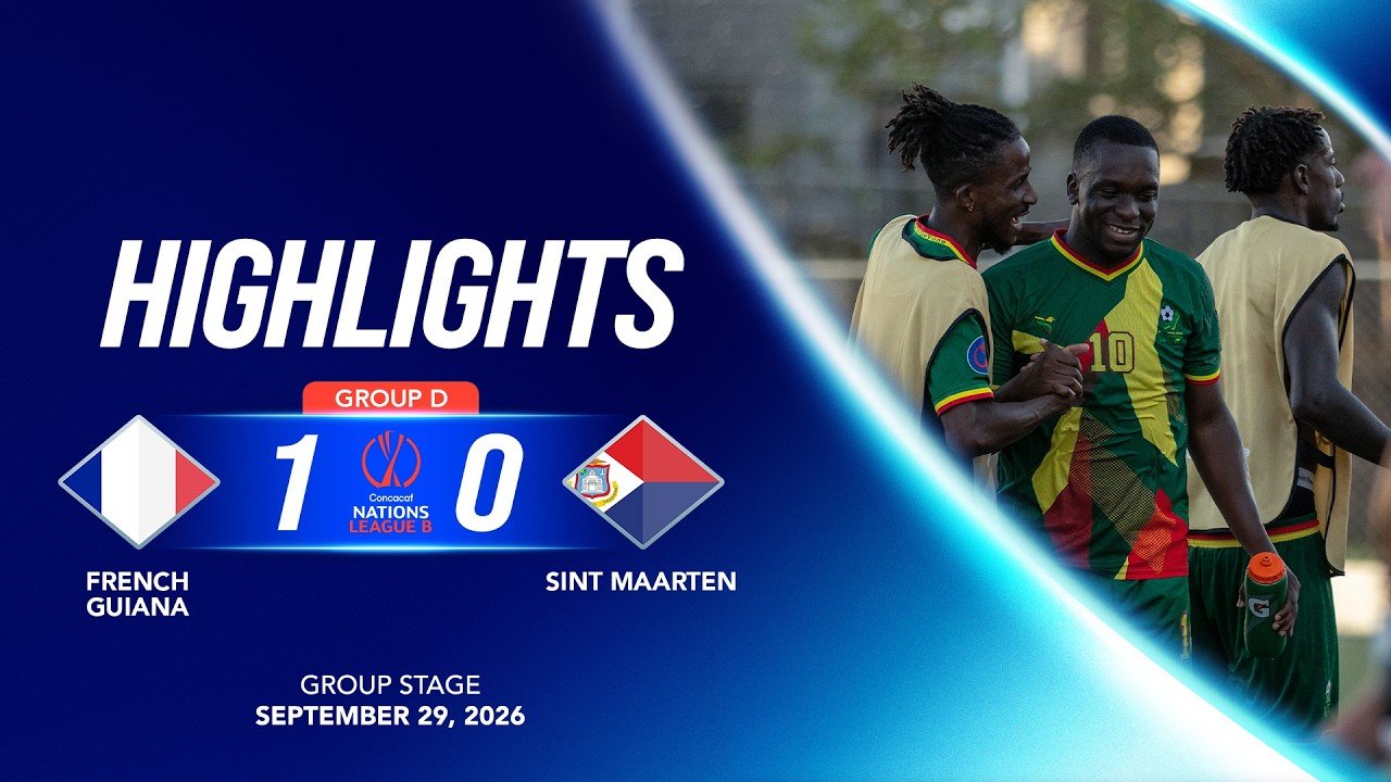 French Guiana 1 - 0 Sint Maarten — Full Highlights
