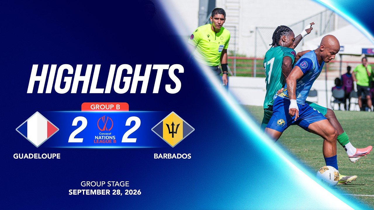 Guadeloupe 2 - 2 Barbados — Full Highlights