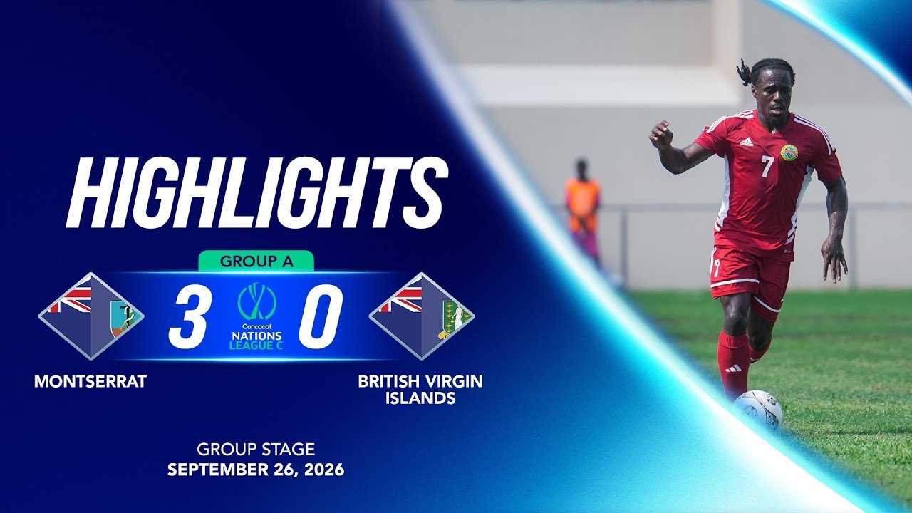 Montserrat 3 - 0 British Virgin Islands — Full Highlights