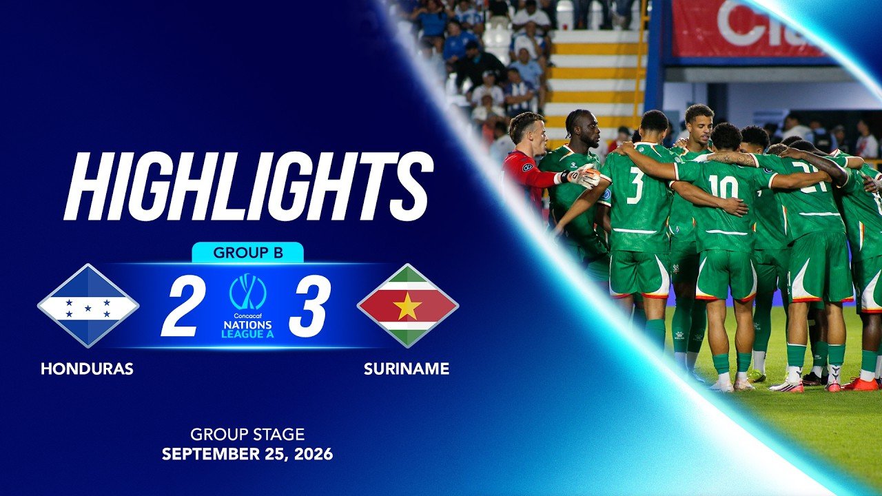 Honduras 2 - 3 Suriname — Full Highlights