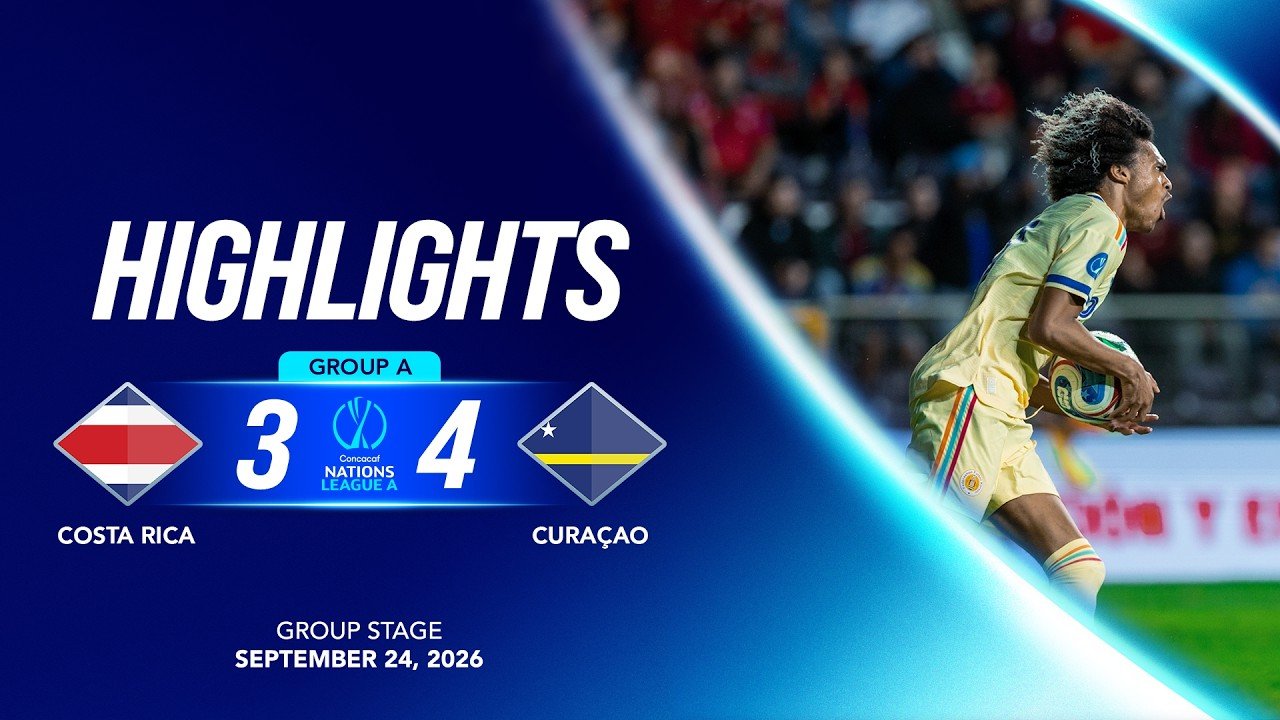 Costa Rica 3 - 4 Curaçao — Full Highlights