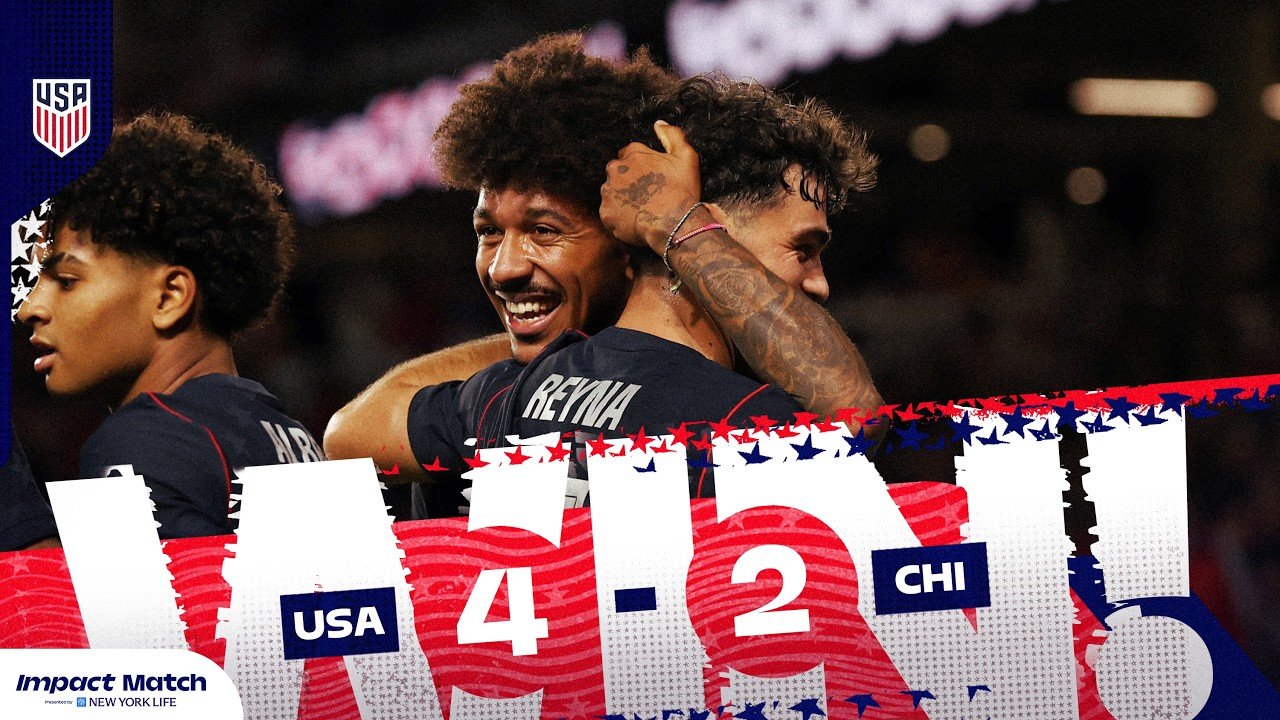 USA 4 - 2 Chile — Full Highlights