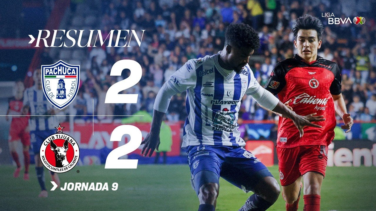 Pachuca and Tijuana share spoils in Liga MX draw