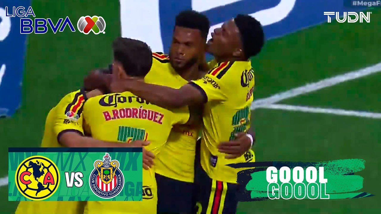 América y Guadalajara comparten goles en el empate de la Liga MX