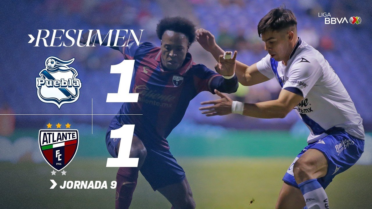 Puebla and Atlante share spoils in Liga MX draw