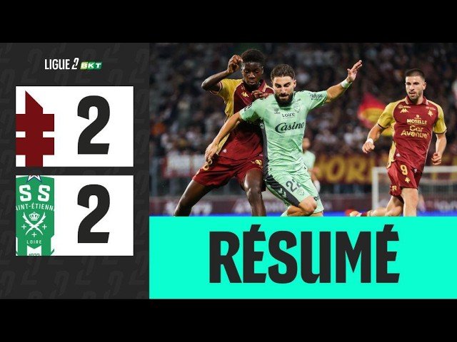 Metz 2 - 2 Saint-Étienne — Full Highlights