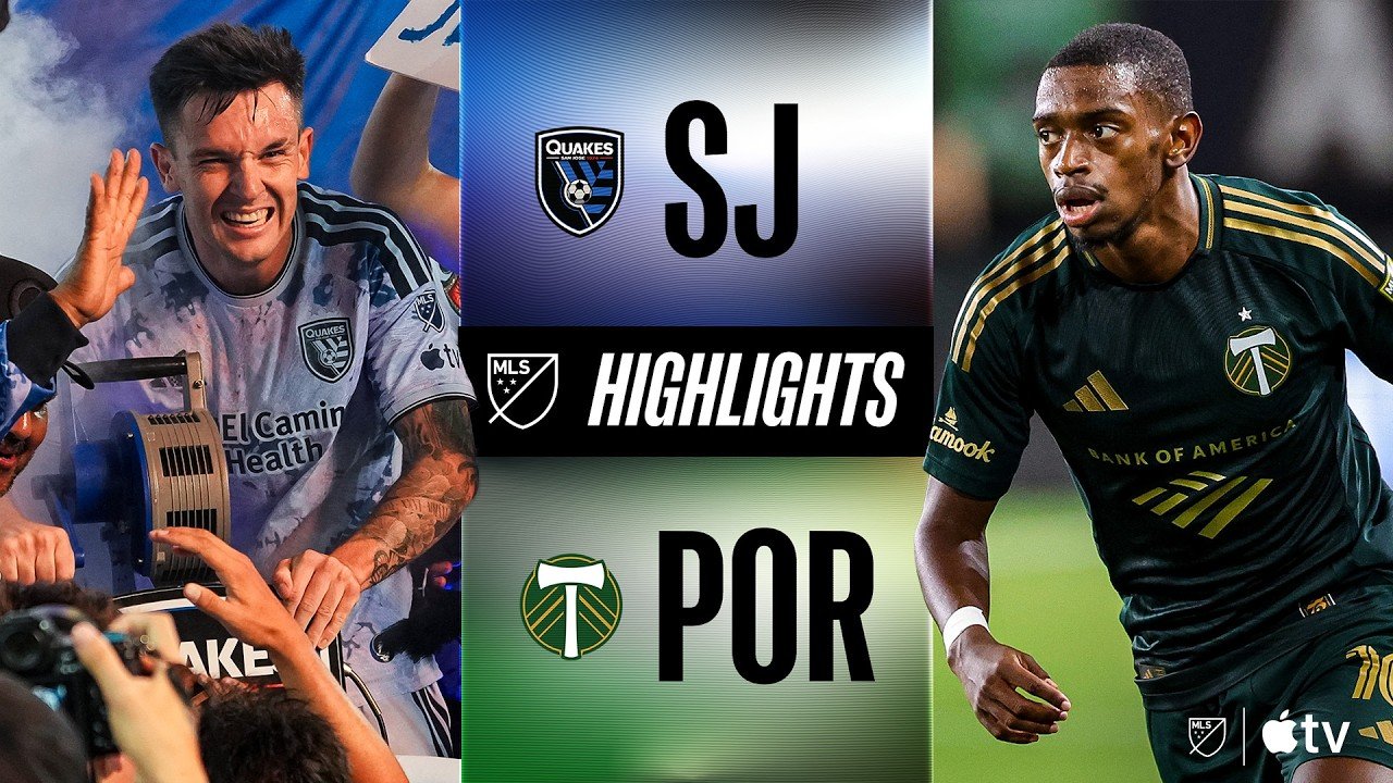 Victoria de los San Jose Earthquakes 3-1 sobre los Portland Timbers