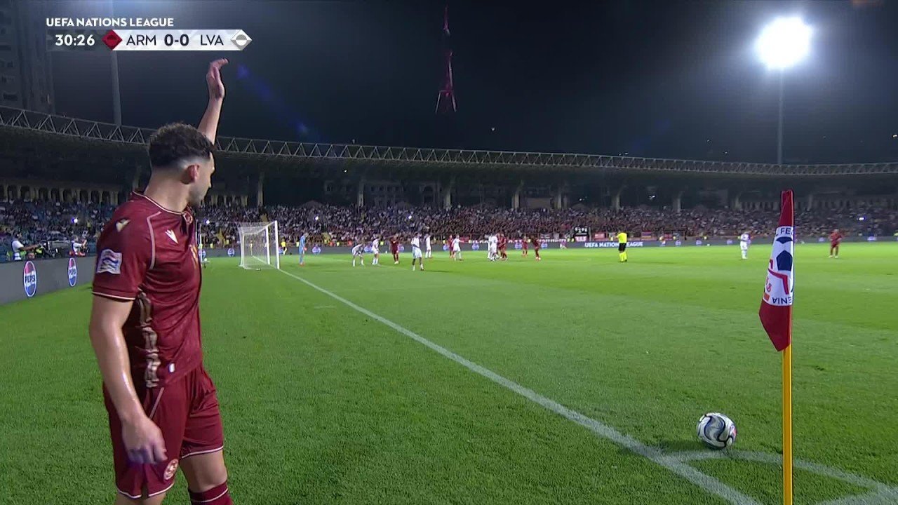 Armenia beats Latvia 2-0 in Nations League home fixture