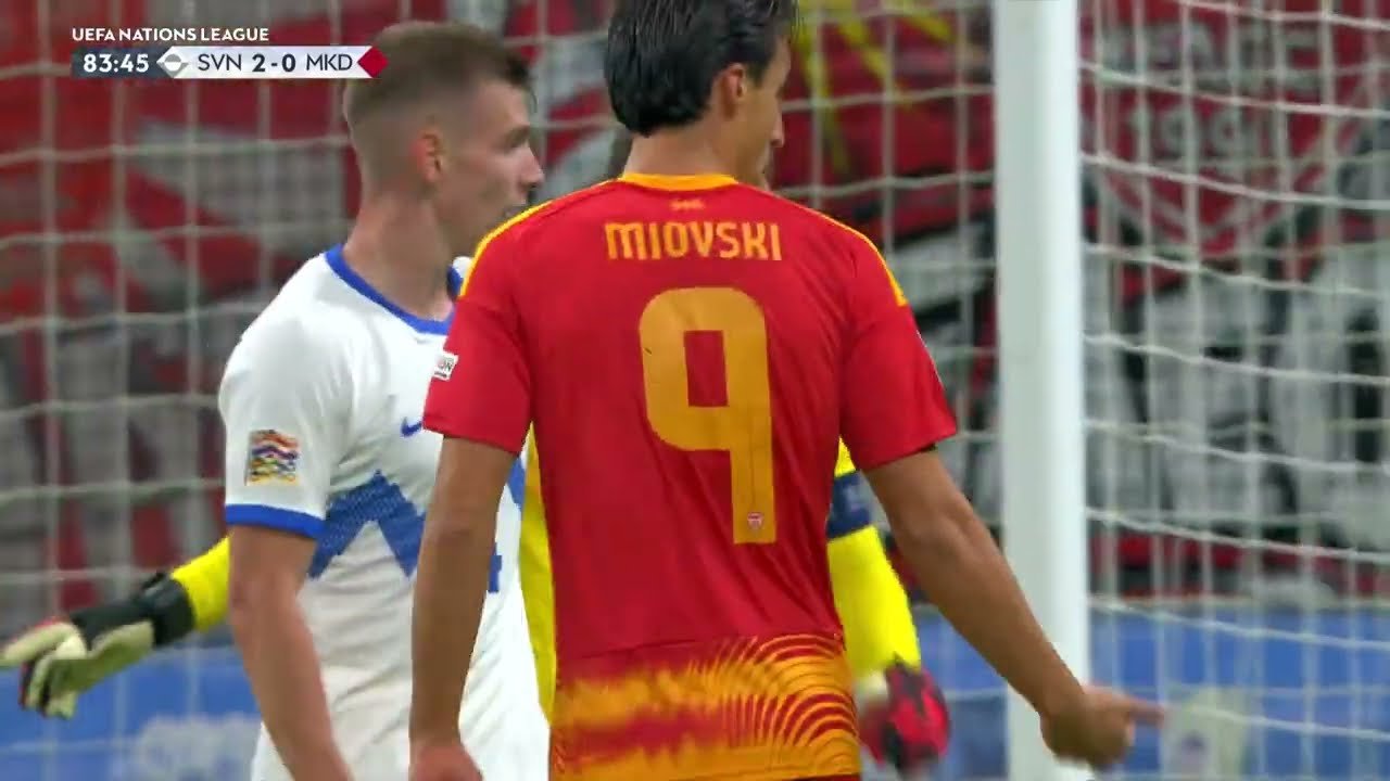 Slovenia beats North Macedonia in Nations League group stage