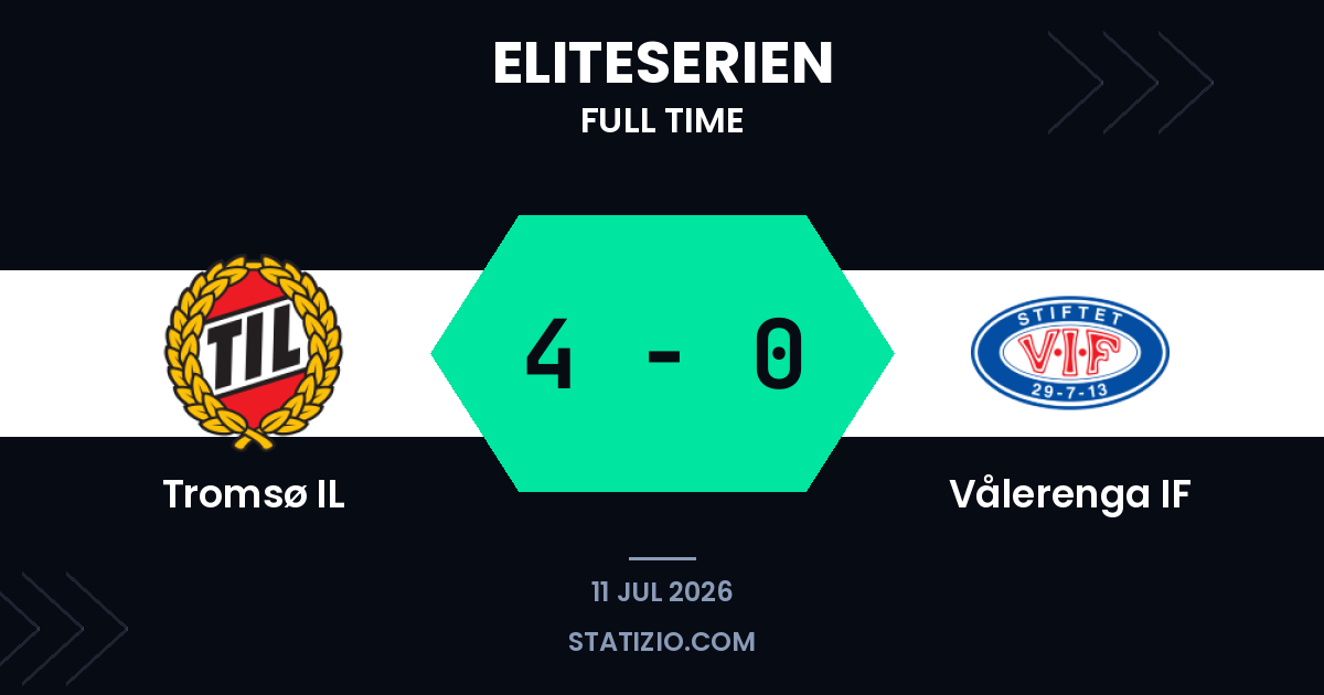 Tromsø IL 4-0 Vålerenga IF