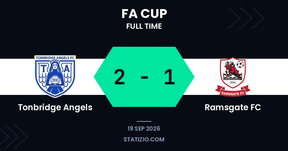 Tonbridge Angels edge past Ramsgate in FA Cup tie