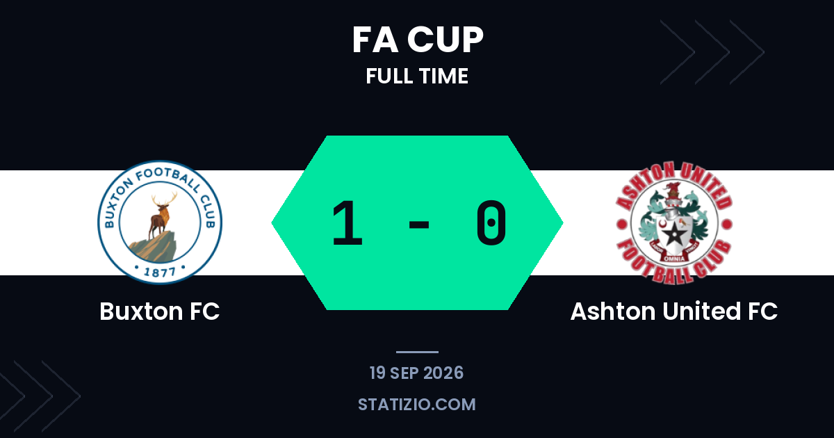 Moses Settles FA Cup Tie for Buxton at Home